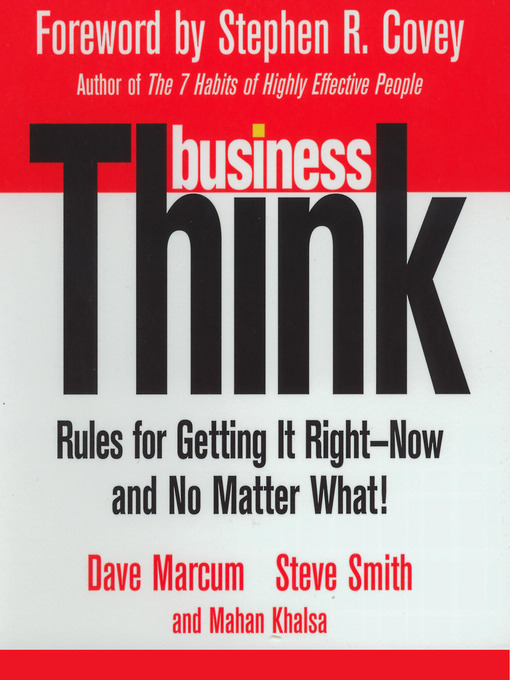 Title details for Business Think by David Marcum - Available